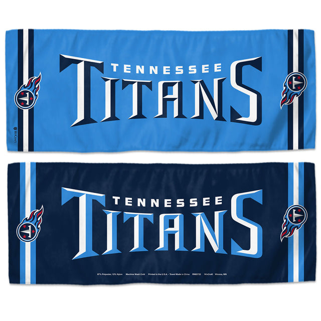 Toalla refrescante de Tennessee Titans de 12 x 30 pulgadas