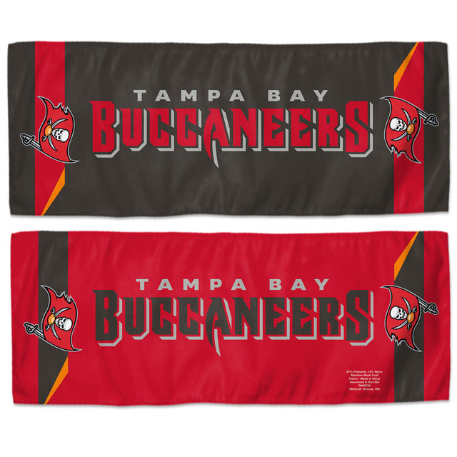 Toalla refrescante de los Tampa Bay Buccaneers de 12 x 30 pulgadas