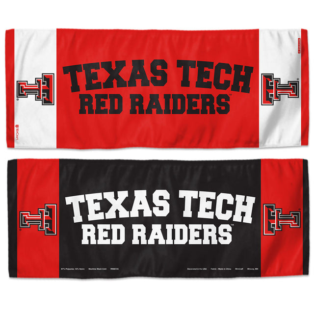 Toalla refrescante de 12 x 30 de los Texas Tech Red Raiders