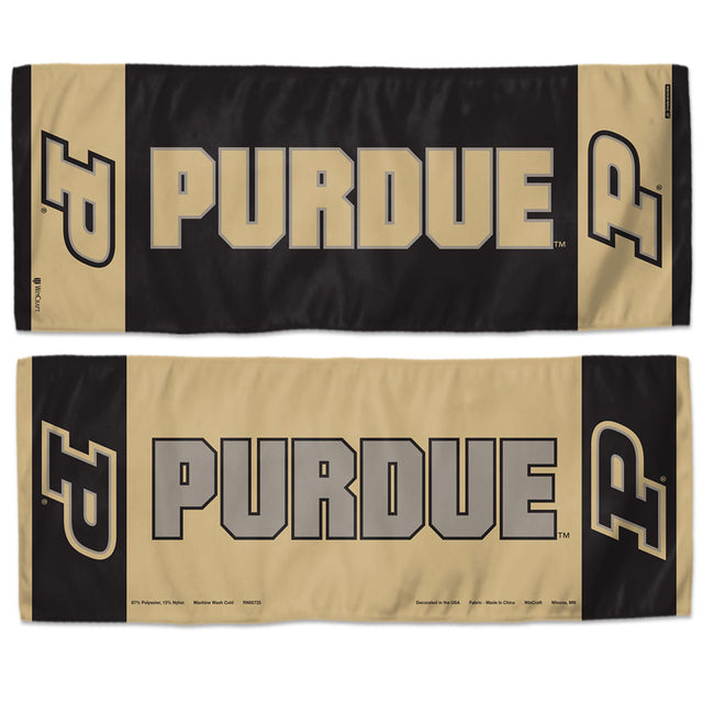 Toalla refrescante de Purdue Boilermakers de 12 x 30 pulgadas