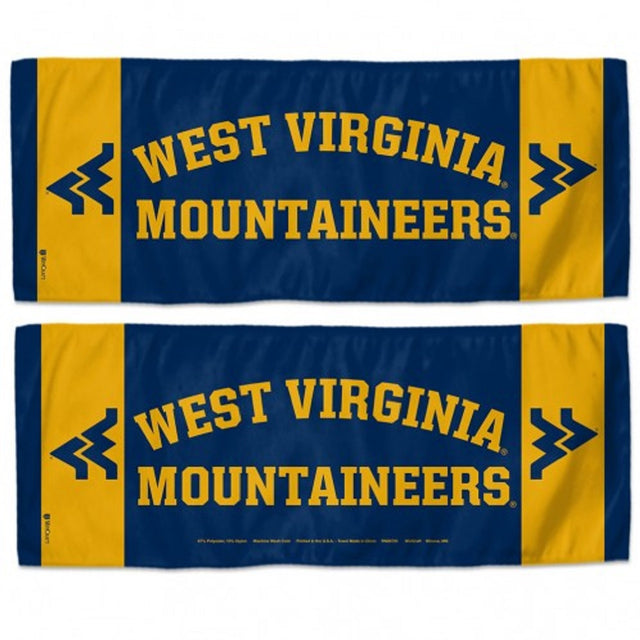 Toalla refrescante de 12 x 30 de los West Virginia Mountaineers