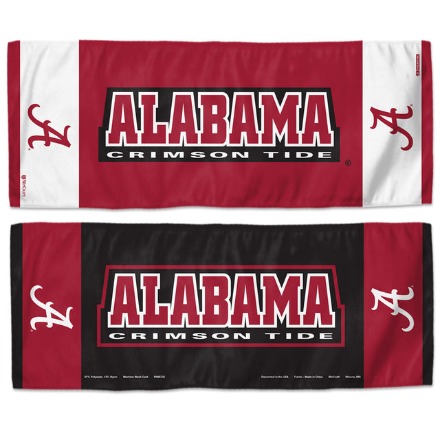 Toalla refrescante Alabama Crimson Tide de 12 x 30