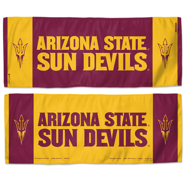 Toalla refrescante de 12 x 30 pulgadas de los Arizona State Sun Devils