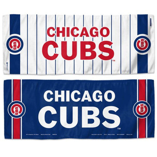 Toalla refrescante de los Chicago Cubs de 12 x 30 pulgadas