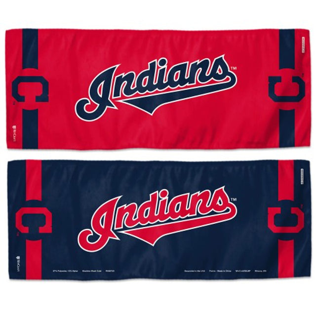 Toalla refrescante de los Cleveland Indians de 12 x 30 pulgadas