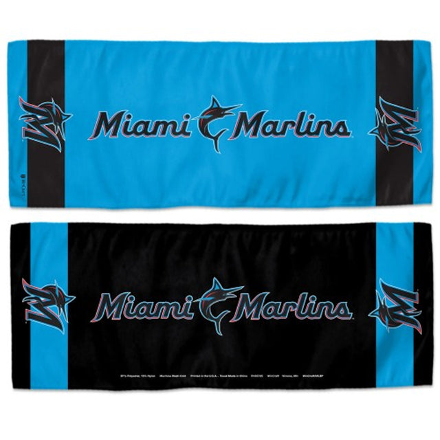 Toalla refrescante de los Miami Marlins de 12 x 30 pulgadas