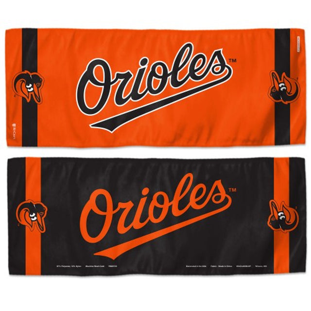 Toalla refrescante de los Baltimore Orioles de 12 x 30 pulgadas