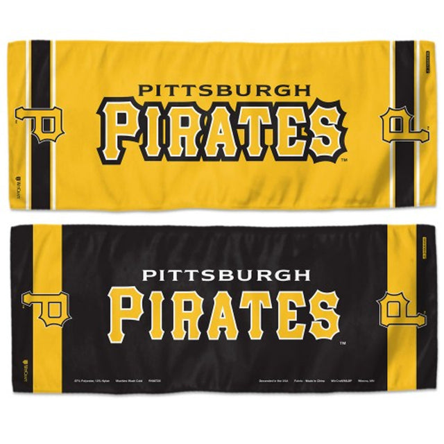 Toalla refrescante de los Piratas de Pittsburgh de 12 x 30 pulgadas