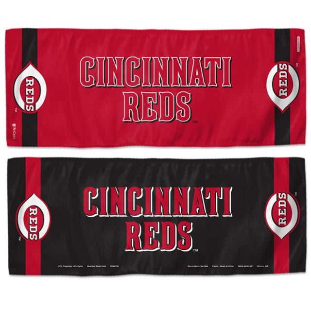 Toalla refrescante de los Cincinnati Reds de 12 x 30 pulgadas