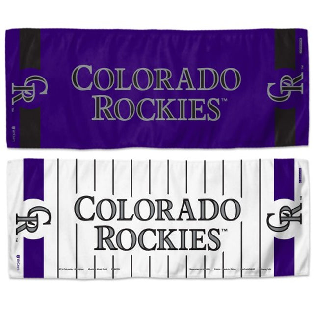 Toalla refrescante de Colorado Rockies de 12 x 30 pulgadas