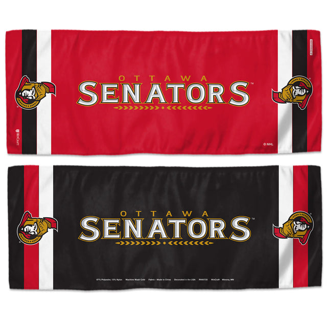 Toalla refrescante de 12 x 30 de los Ottawa Senators