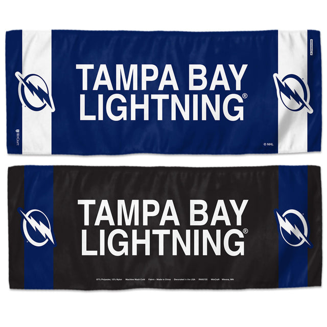 Toalla refrescante de Tampa Bay Lightning de 12 x 30 pulgadas