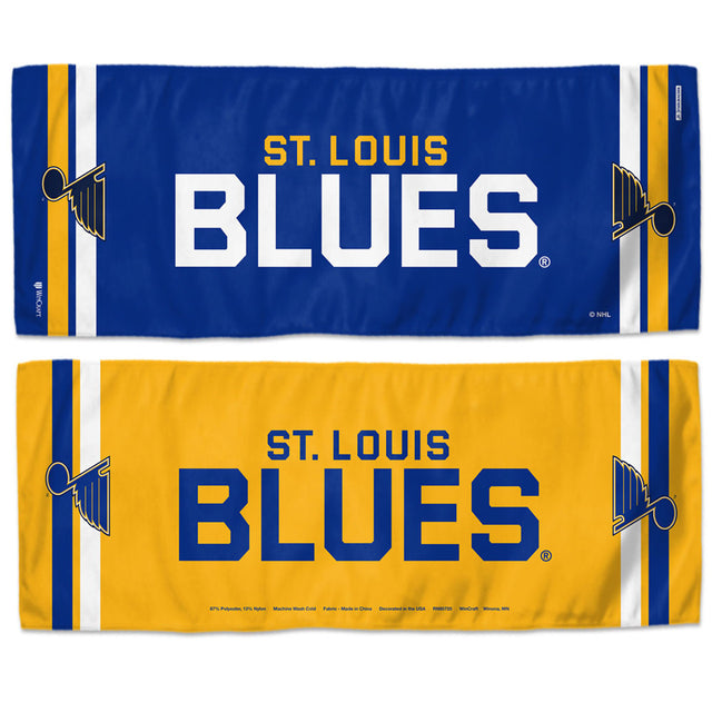 Toalla refrescante de St. Louis Blues de 12 x 30 pulgadas