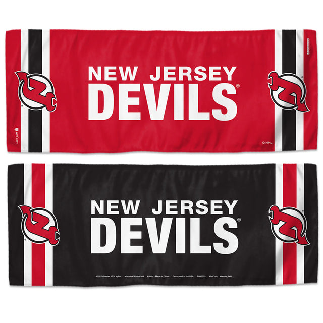 Toalla refrescante de los New Jersey Devils de 12 x 30 pulgadas