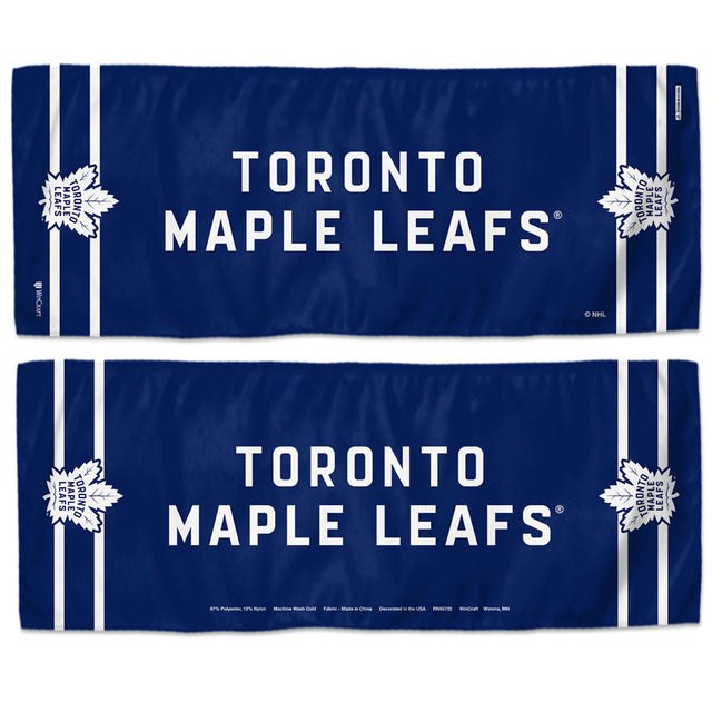 Toalla refrescante de Toronto Maple Leafs de 12 x 30 pulgadas