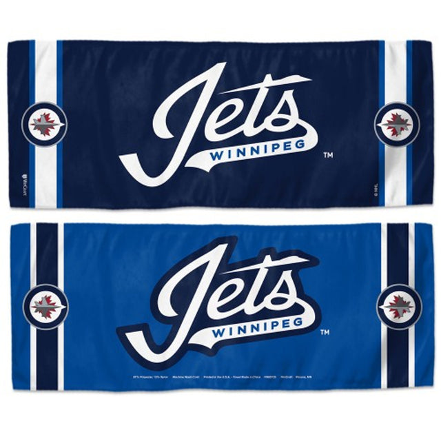 Toalla refrescante de Winnipeg Jets de 12 x 30 pulgadas