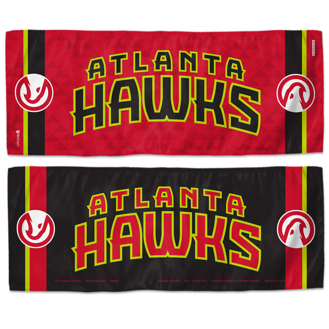 Toalla refrescante de los Atlanta Hawks de 12 x 30 pulgadas