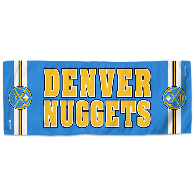 Toalla refrescante de los Denver Nuggets de 12 x 30 pulgadas