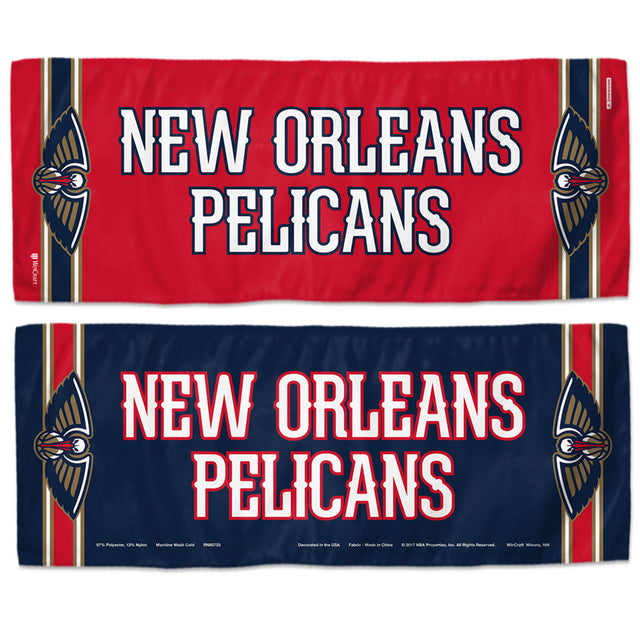 Toalla refrescante de los New Orleans Pelicans de 12 x 30 pulgadas