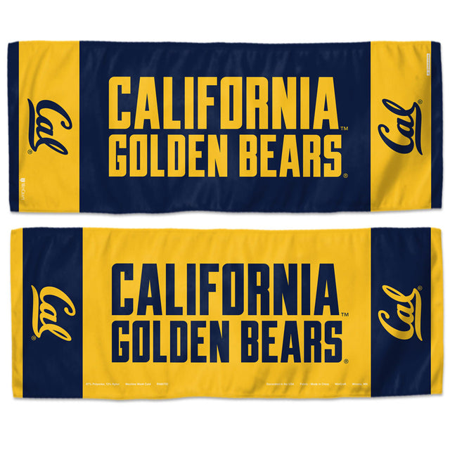 Toalla refrescante de California Golden Bears de 12 x 30 pulgadas