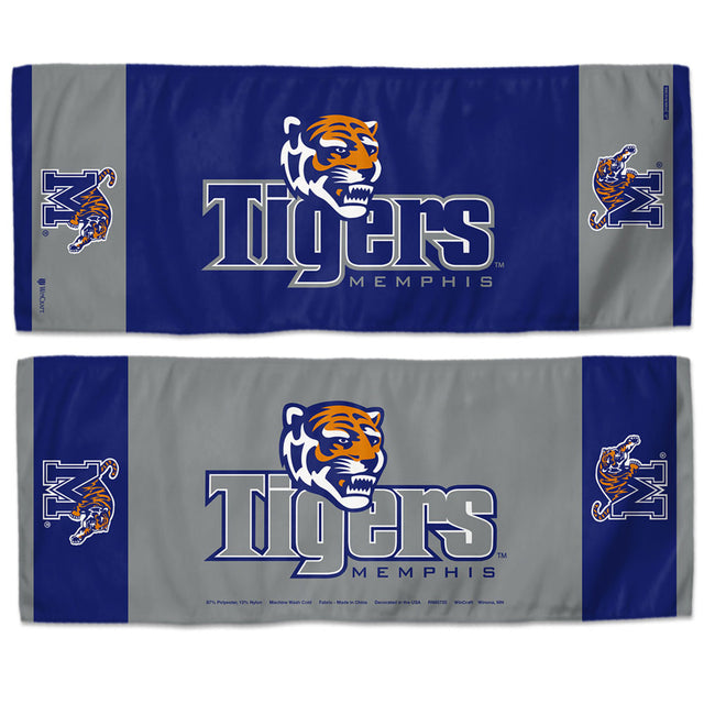 Toalla refrescante de los Memphis Tigers de 12 x 30 pulgadas