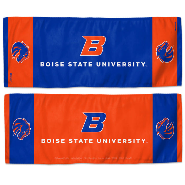 Toalla refrescante de los Boise State Broncos de 12 x 30 pulgadas