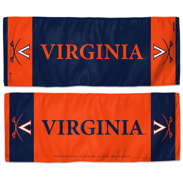 Toalla refrescante de los Virginia Cavaliers de 12 x 30 pulgadas