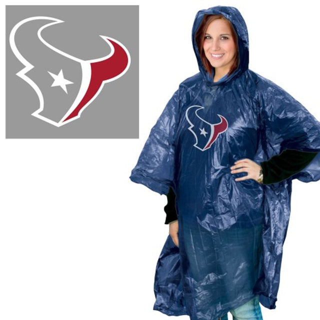 Poncho de lluvia de los Houston Texans