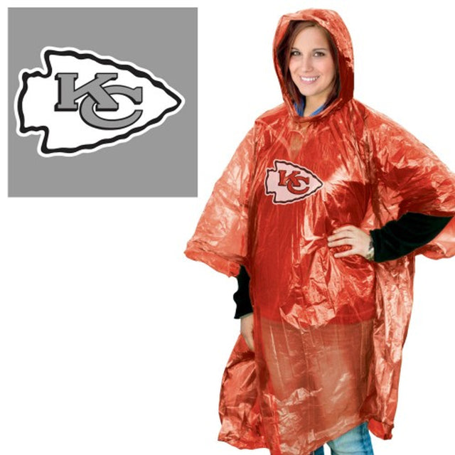 Poncho de lluvia de los Jefes de Kansas City