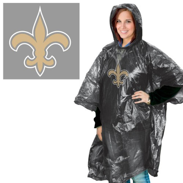 Poncho de lluvia de los New Orleans Saints