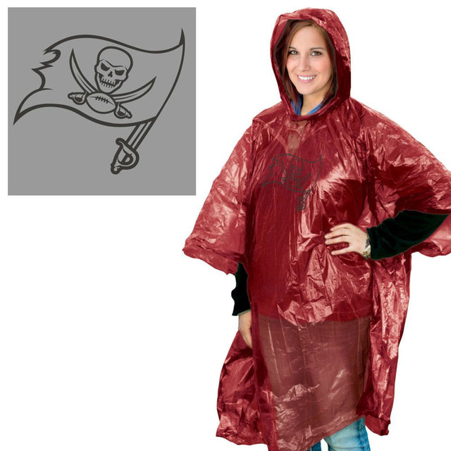 Poncho de lluvia de los Tampa Bay Buccaneers