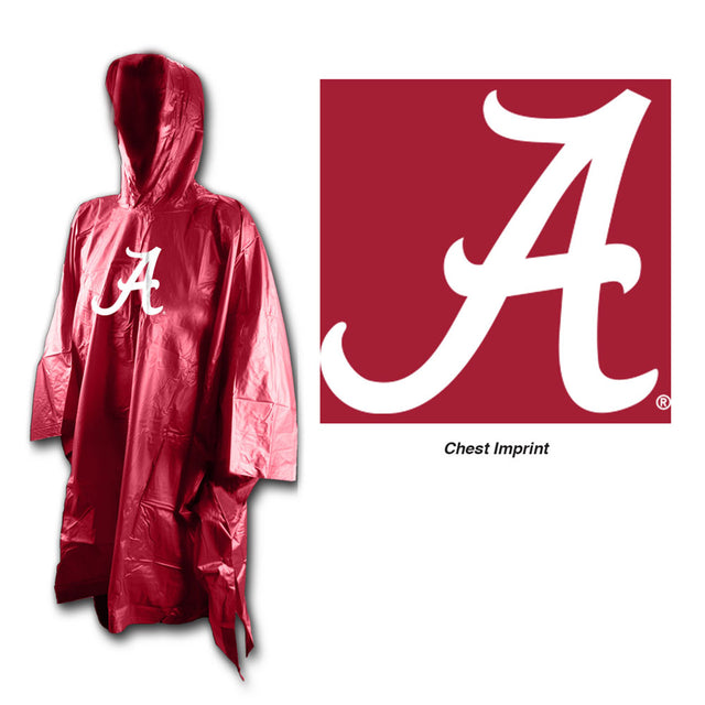 Poncho de lluvia Crimson Tide de Alabama