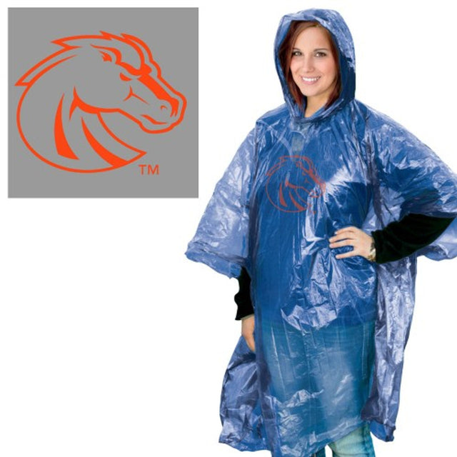 Poncho de lluvia de los Broncos de Boise State