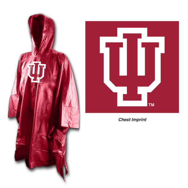 Poncho de lluvia de los Indiana Hoosiers