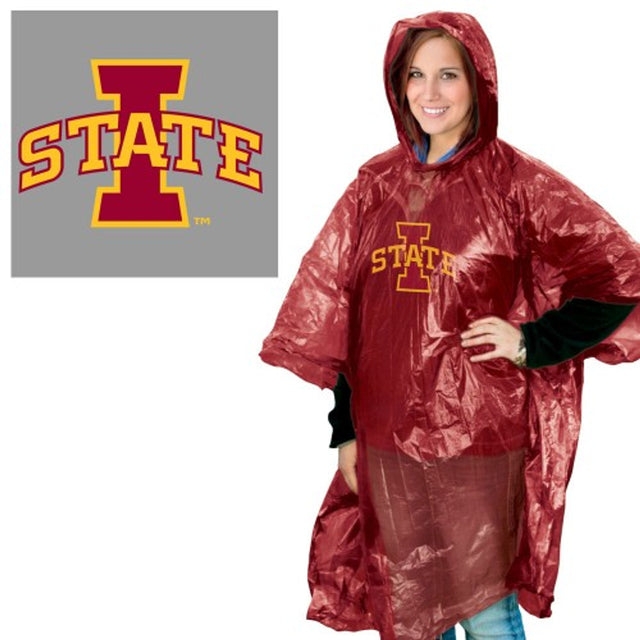 Poncho de lluvia de los ciclones del estado de Iowa