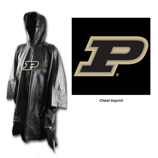 Poncho de lluvia de los Purdue Boilermakers