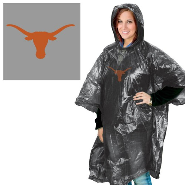 Poncho de lluvia de los Texas Longhorns