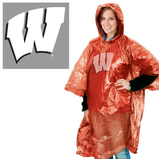 Poncho de lluvia de los Wisconsin Badgers