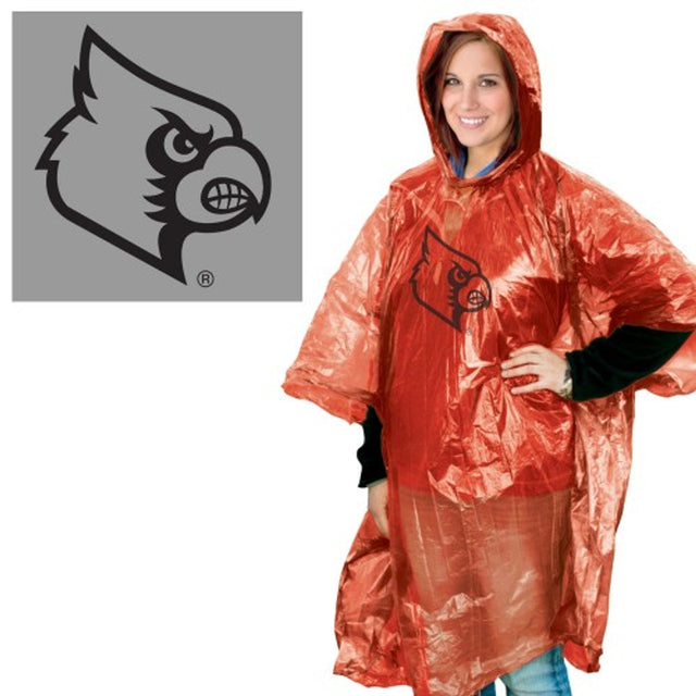 Poncho de lluvia de los Cardenales de Louisville