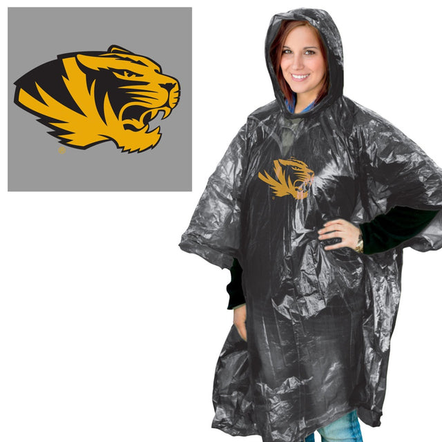 Poncho de lluvia de los Tigres de Missouri