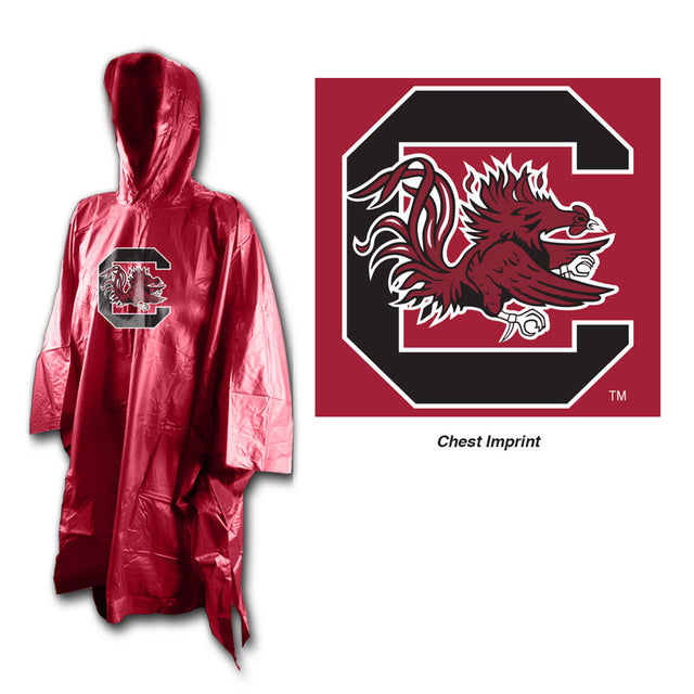 Poncho de lluvia de los Gamecocks de Carolina del Sur