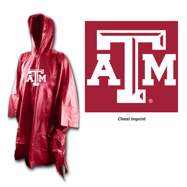 Poncho de lluvia de los Texas A&amp;M Aggies