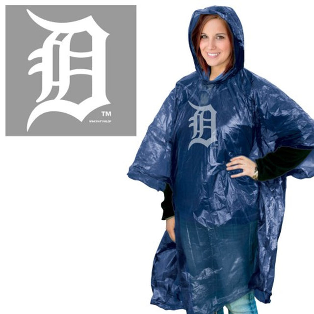 Poncho de lluvia de los Tigres de Detroit