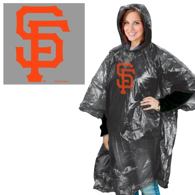 Poncho de lluvia de los Gigantes de San Francisco