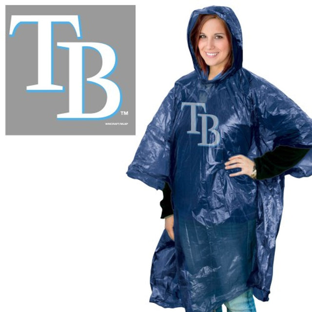 Poncho de lluvia de los Rays de Tampa Bay