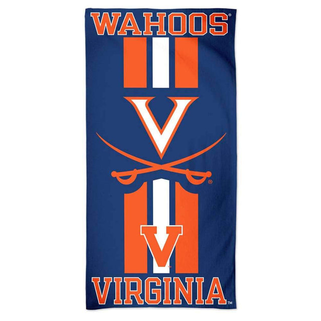 Toalla estilo playa de los Virginia Cavaliers de 30 x 60 cm