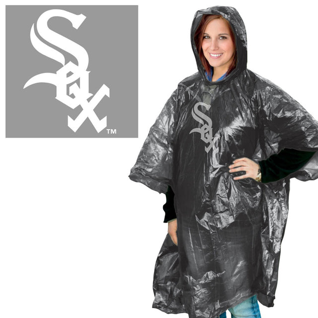 Poncho de lluvia de los Medias Blancas de Chicago