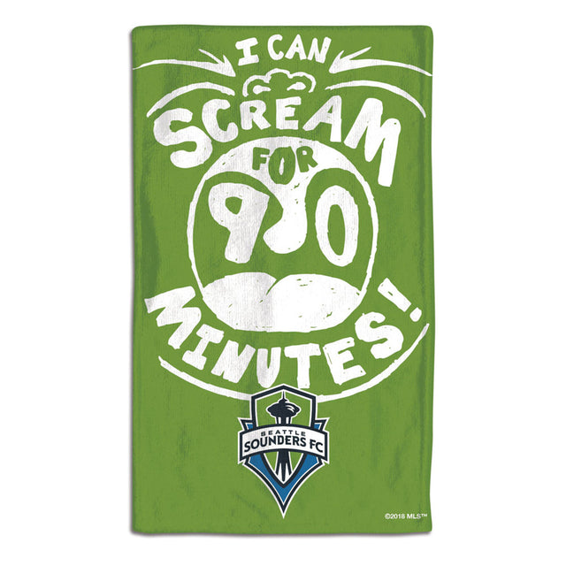 Paño para eructar para bebés de Seattle Sounders, 10 x 17