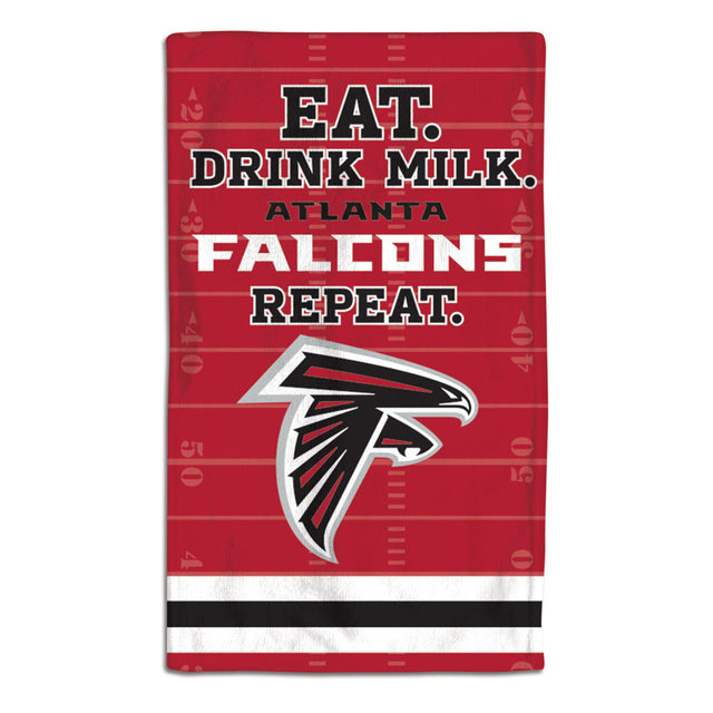 Atlanta Falcons Baby Burp Cloth 10x17