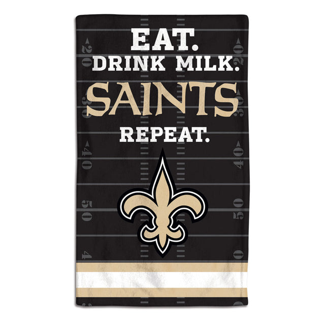 Paño para eructar para bebés de los New Orleans Saints, 10 x 17